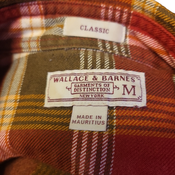 Wallace and Barnes Medium weight flannel in Mens size Medium M - Picture 3 of 4